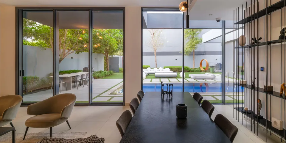 Living and dining area