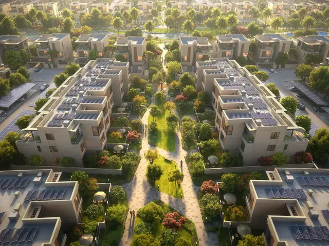 Landscaped courtyard